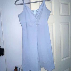 blue mini dress